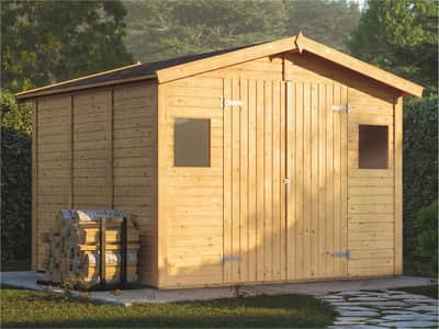 Wooden Garden Shed Dan 2.73m x 2.8m x 1.9m — Wooden